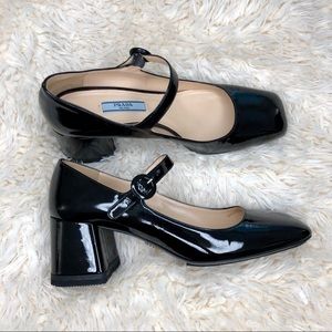 Prada patent leather pumps